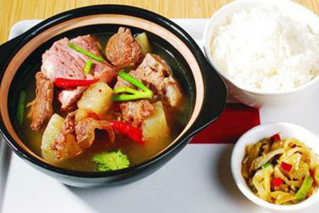 骨头饭实训 快餐技术 盒饭技术 炒菜盖饭技术实训
